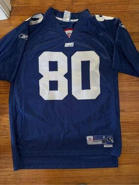 Reebok New York Giants Vintage #80 Jersey - Blue & White